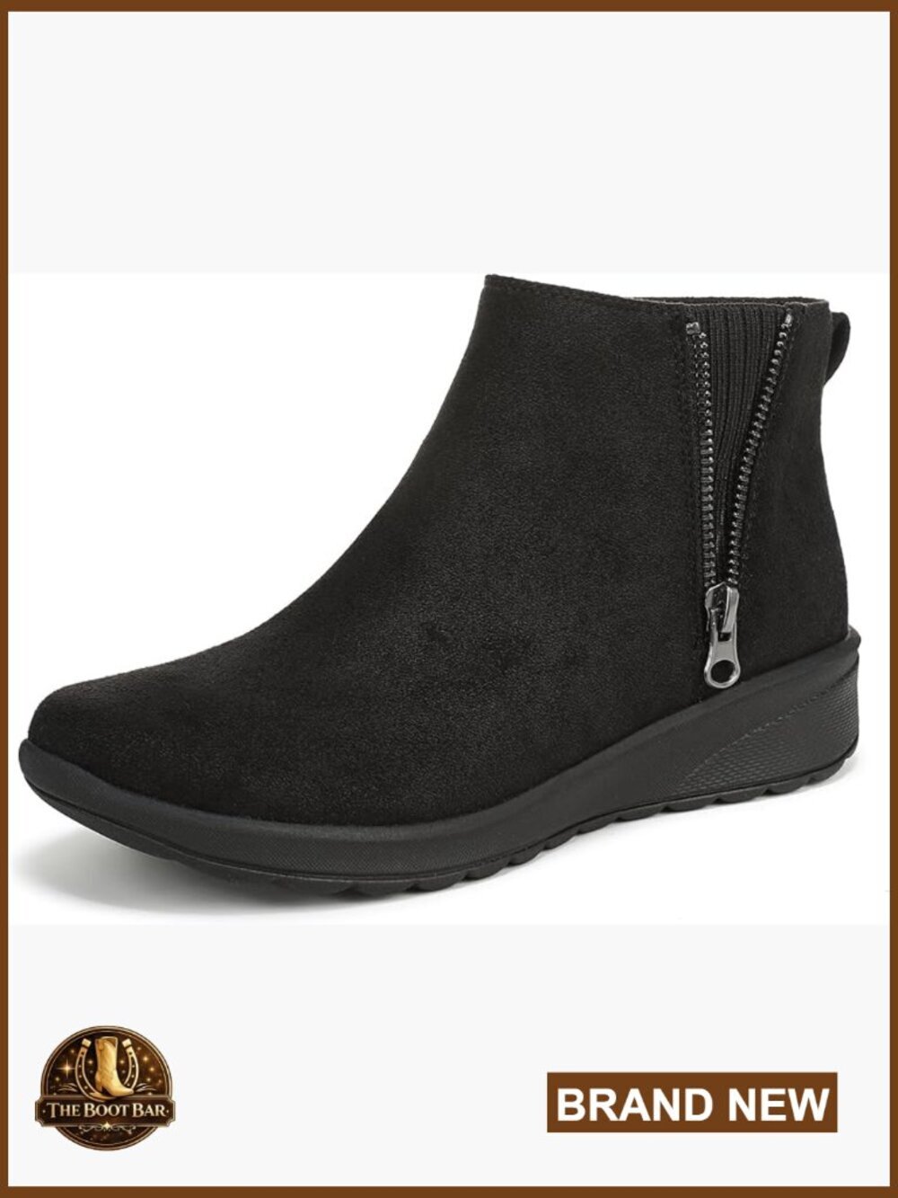 LifeStride Women's Ankle Booties with BZEES Air Step Technology, Machine